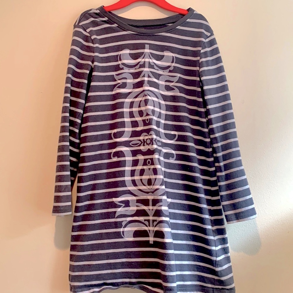 TEA Stripped Shirt Dress - Super Cute!